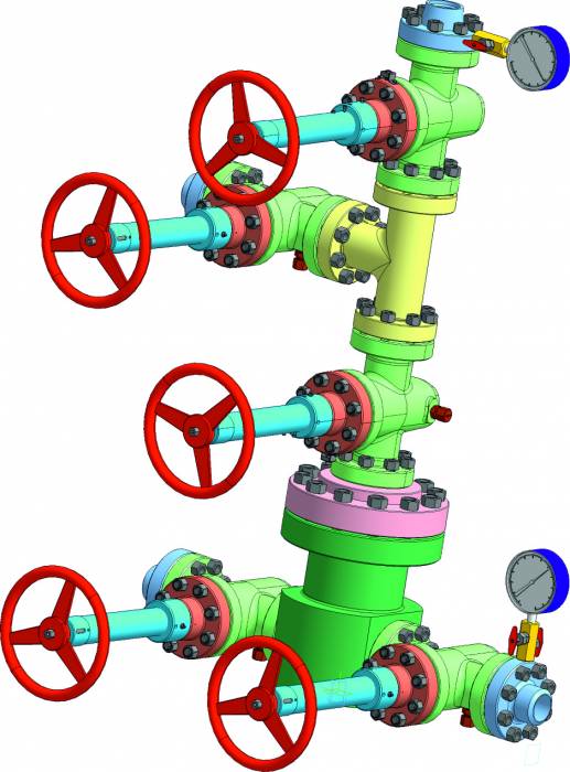 Арматура фонтанная АФК, обвязка колонная ОКК, задвижка шиберная ЗМС ...